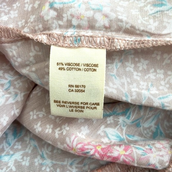 Free People Dainty Watercolor Floral-Print Smocked Mini Dress, Taupe, Small - Picture 8 of 13